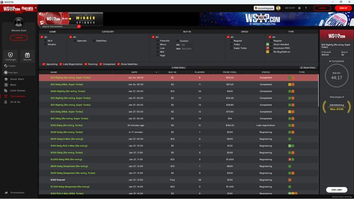 WSOP PA